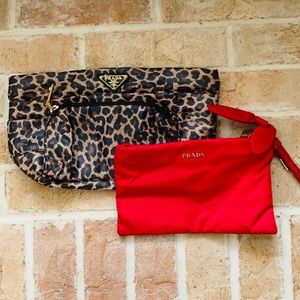 2 Purse Accessories | Prada | Red & 🐆